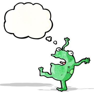 komik karikatür kurbağa