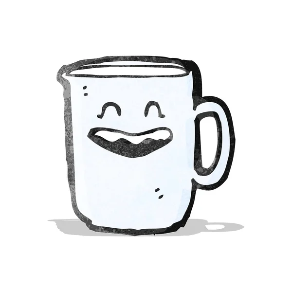 Jarra de leche de dibujos animados — Vector de stock