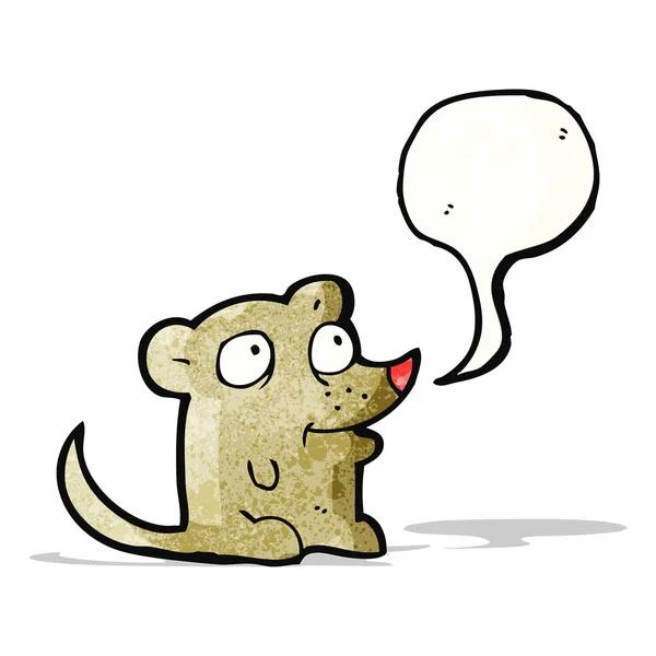 Pequeno rato dos desenhos animados —  Vetores de Stock