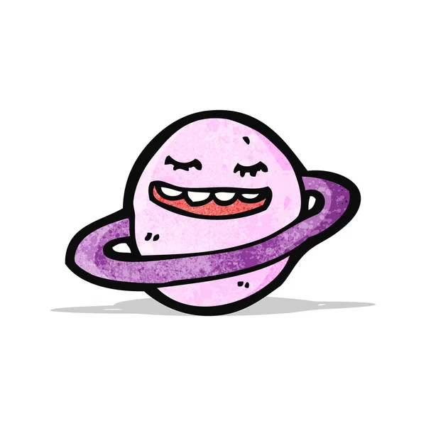 Cartoon-Planet-Symbol — Stockvektor