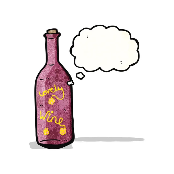 Desenho animado vinho — Vetor de Stock