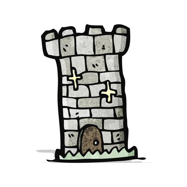 Cartoon castle tower — Stock Vector