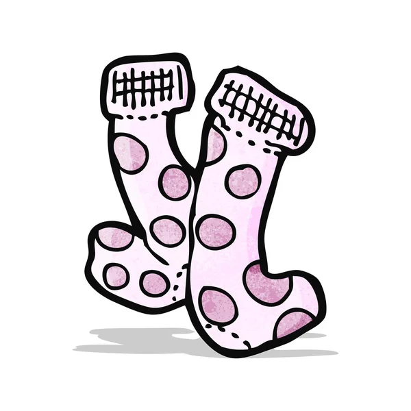 Chaussettes de dessin animé — Image vectorielle