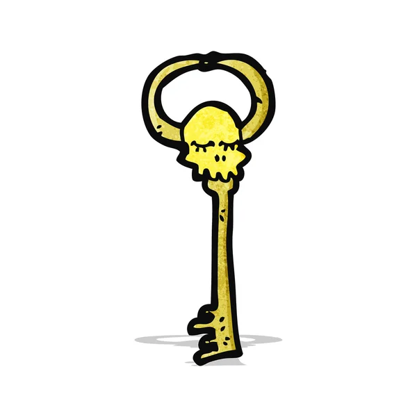 Cartoon magic key — Stock Vector