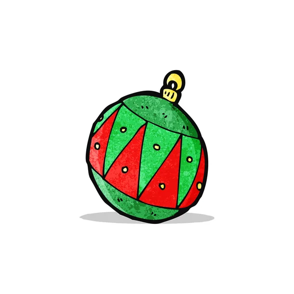 Cartoon-Weihnachtsbaumkugel — Stockvektor