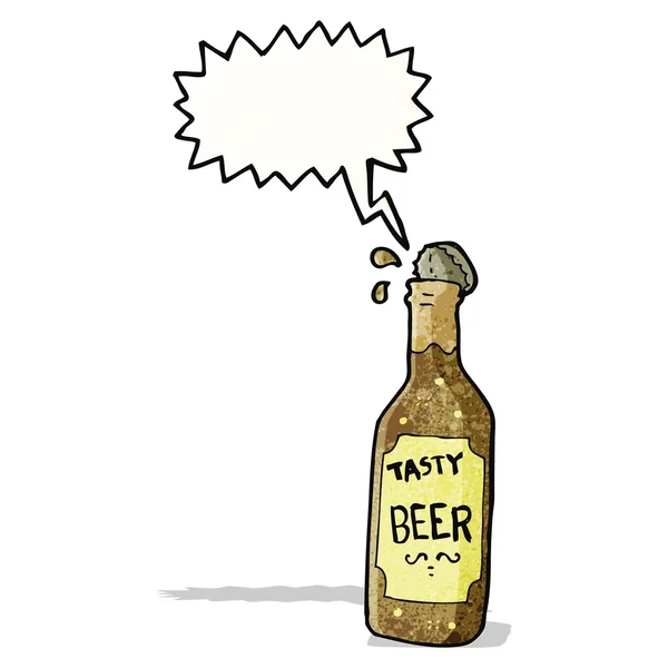 おいしいビールの漫画 — ストックベクタ