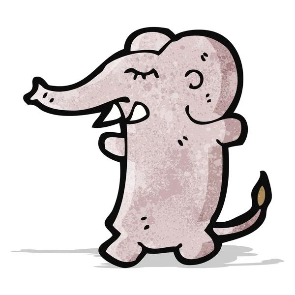 Elefante de dibujos animados — Vector de stock