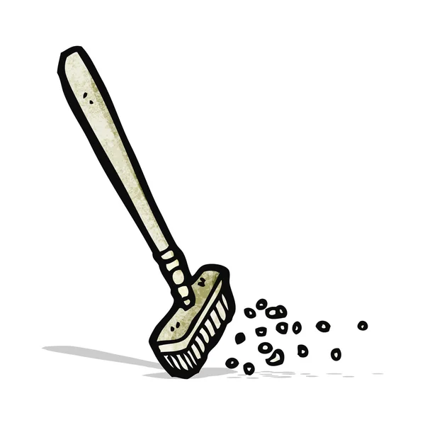 Brosse de balayage de dessin animé — Image vectorielle