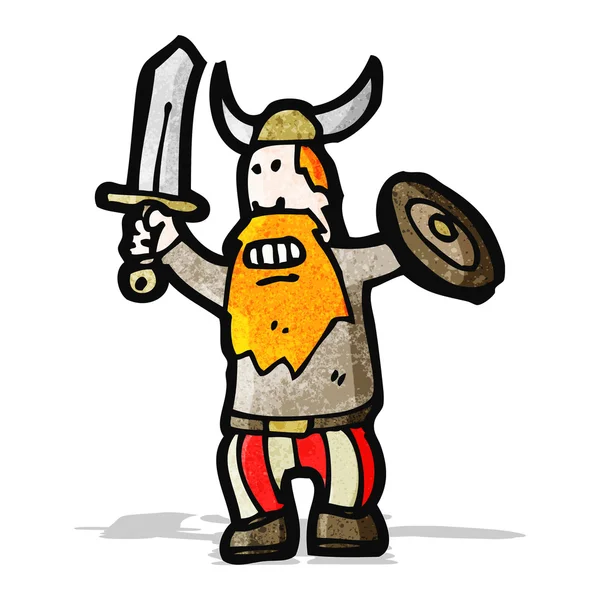 Vikingo de dibujos animados — Archivo Imágenes Vectoriales