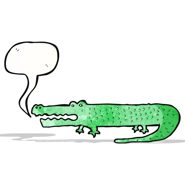 Crocodilo dos desenhos animados —  Vetores de Stock