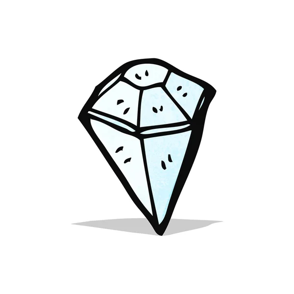 Cartoon diamond — Stock Vector