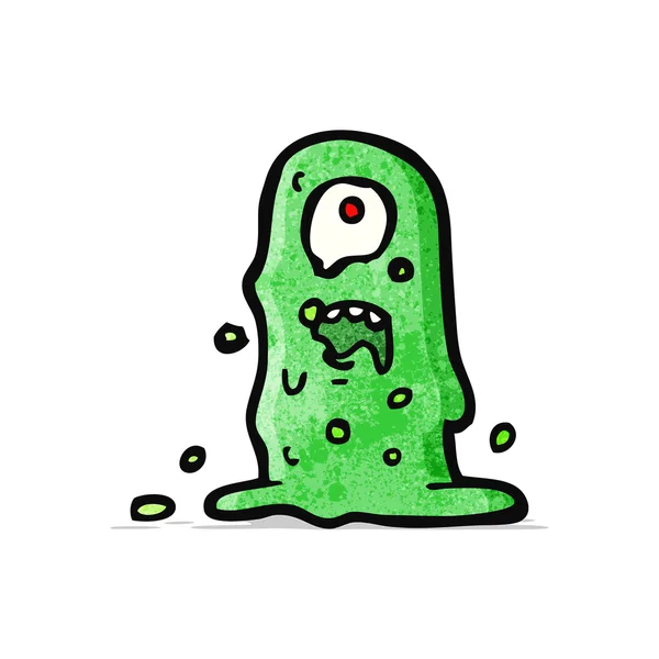 Desenho animado lodo blob monstro — Vetor de Stock