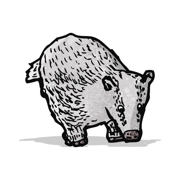 Cartoon badger — Stock Vector
