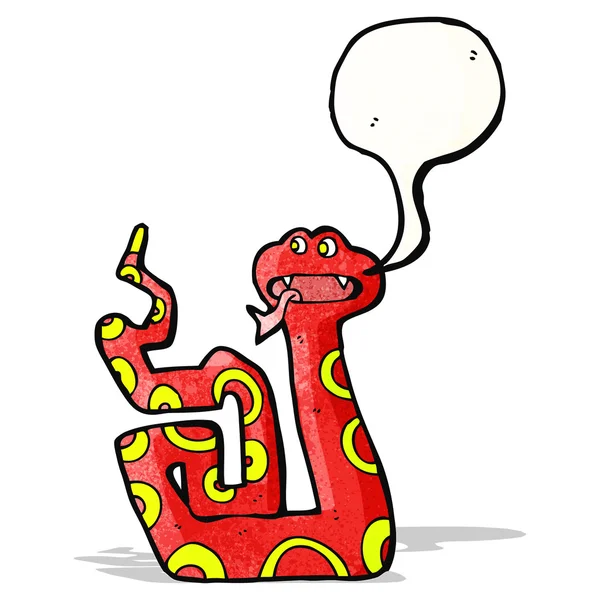 Serpent de bande dessinée — Image vectorielle