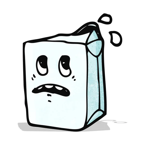 Milk carton seriefigur — Stock vektor