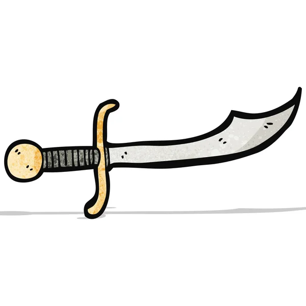 Espada de dibujos animados — Vector de stock