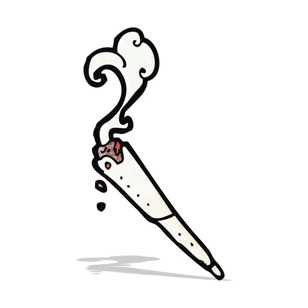 Caricature Marijuana Joint — Image vectorielle