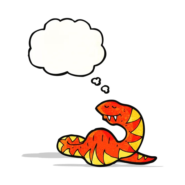 Dessin animé gros serpent — Image vectorielle