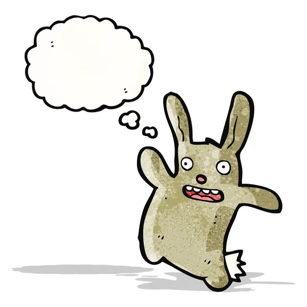 재미있는 만화 토끼 — 스톡 벡터
