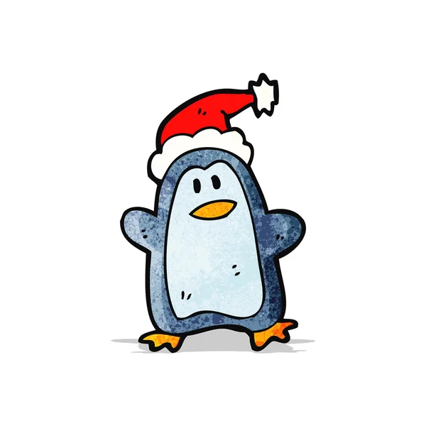 Pingüino de dibujos animados — Vector de stock