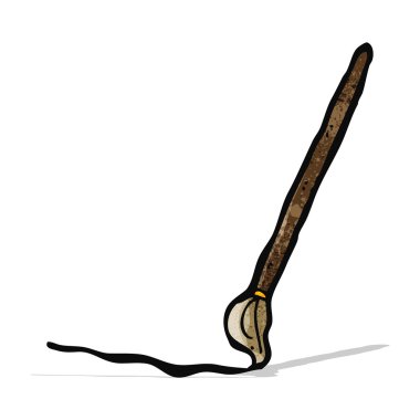 karikatür Kaligrafi fırçası