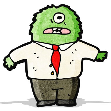 çizgi film canavarı