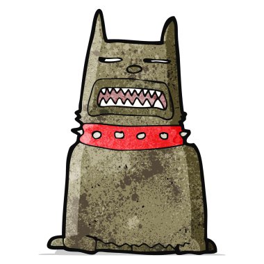 karikatür kızgın köpek