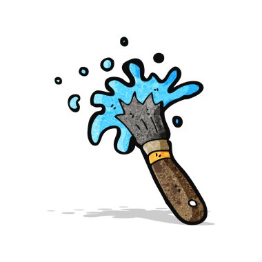 karikatür boya fırçası