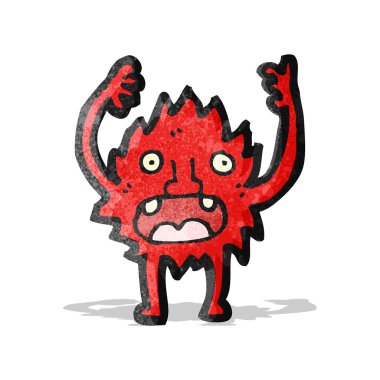 küçük tüylü canavar çizgi film