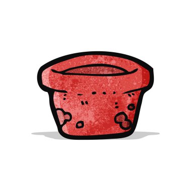 çizgi film Bahçe pot