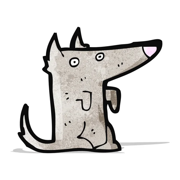 Pequeno lobo dos desenhos animados — Vetor de Stock