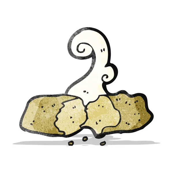 Desenhos animados de pão quente — Vetor de Stock