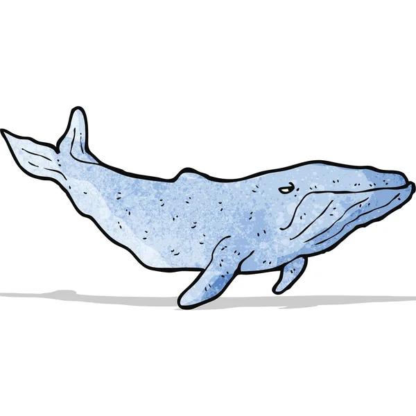 Kreskówka płetwal błękitny — Wektor stockowy