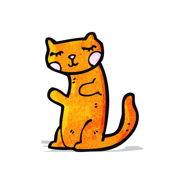 Divertido gato de dibujos animados — Archivo Imágenes Vectoriales