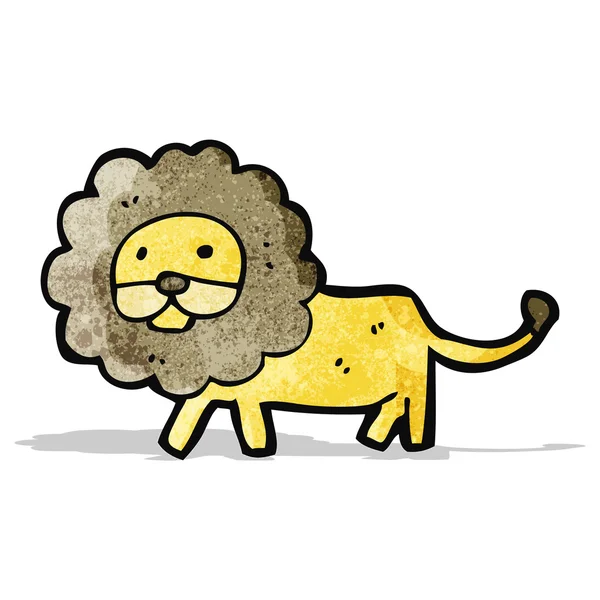 León de dibujos animados — Vector de stock