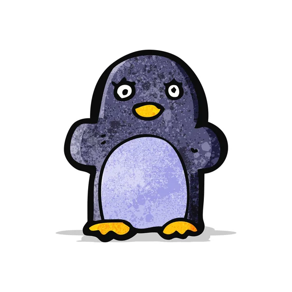 Pingüino de dibujos animados — Archivo Imágenes Vectoriales