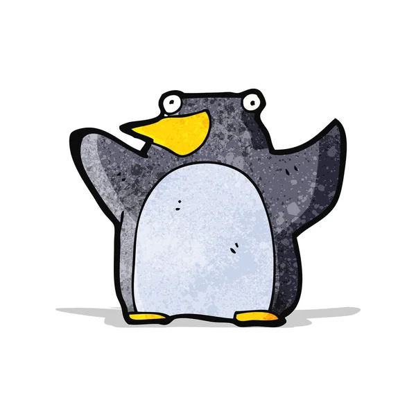 Кумедний мультфільм пінгвін — стоковий вектор
