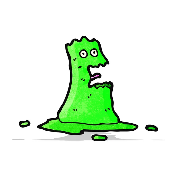 Blob cartoon monstro lodo —  Vetores de Stock