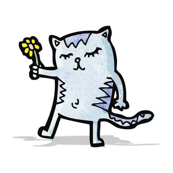 Cute cartoon cat — Stock Vector