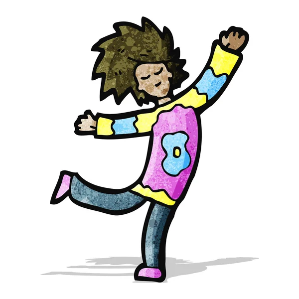 Cartoon tanzender Mann — Stockvektor