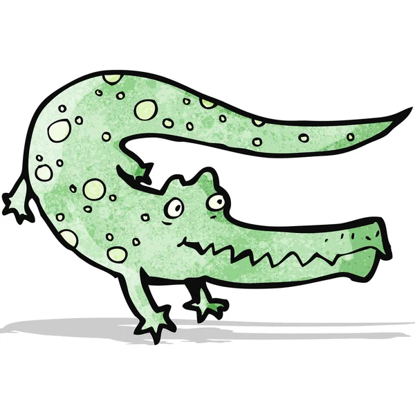 Crocodilo dos desenhos animados — Vetor de Stock