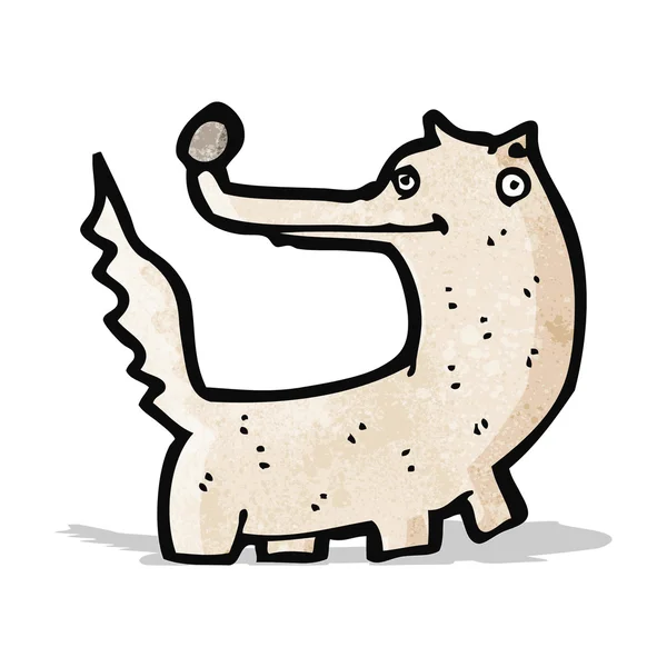 Kreslený přátelské Vlk — Stockový vektor