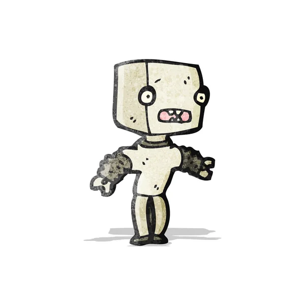 Robot de bande dessinée — Image vectorielle