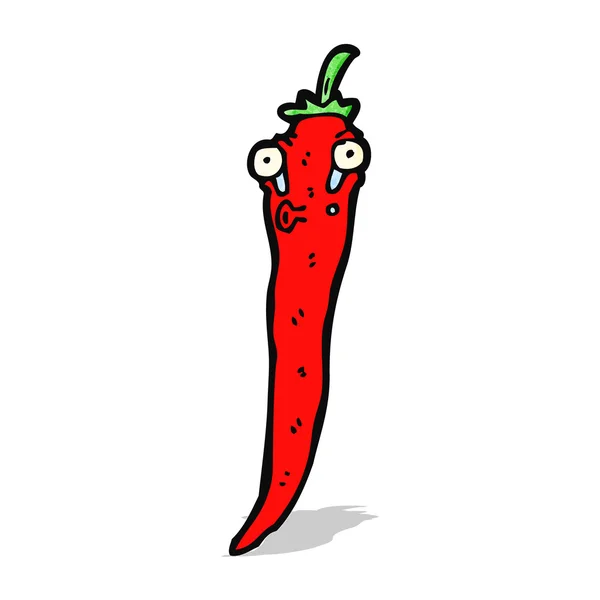 Pimenta dos desenhos animados — Vetor de Stock