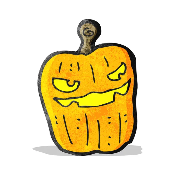 Cartoon halloween pumpkin — Stock Vector