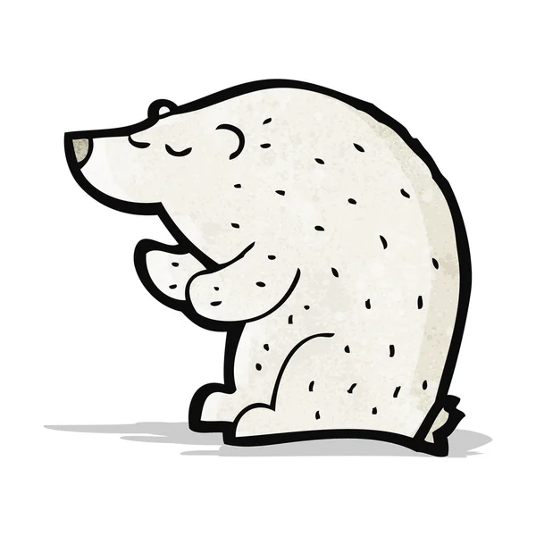 Cartoon polar bear — Stockvector