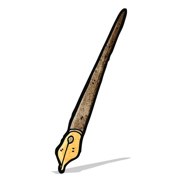 Pluma de tinta de dibujos animados — Vector de stock