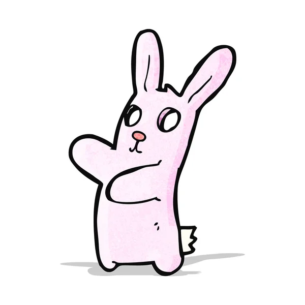 Ürkütücü bunny tavşan çizgi — Stok Vektör