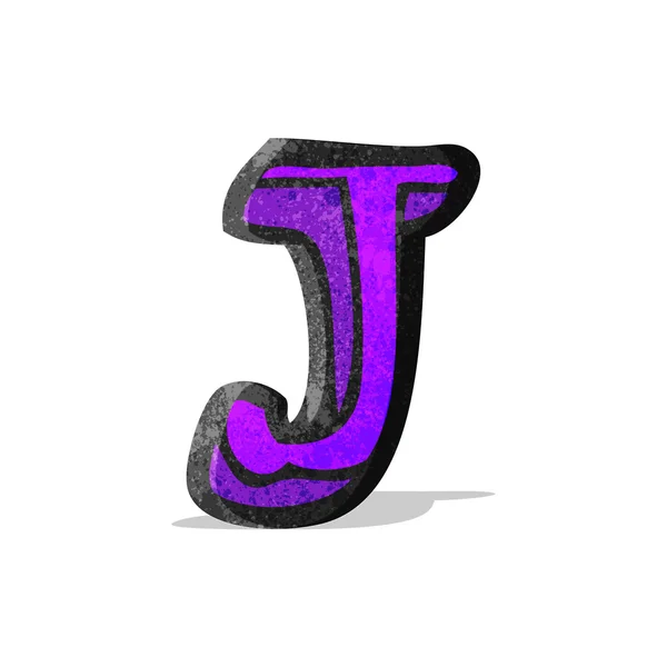 卡通字母 j — 图库矢量图片