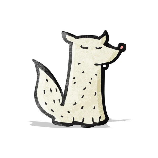 Cartoon little wolf, — Stock Vector
